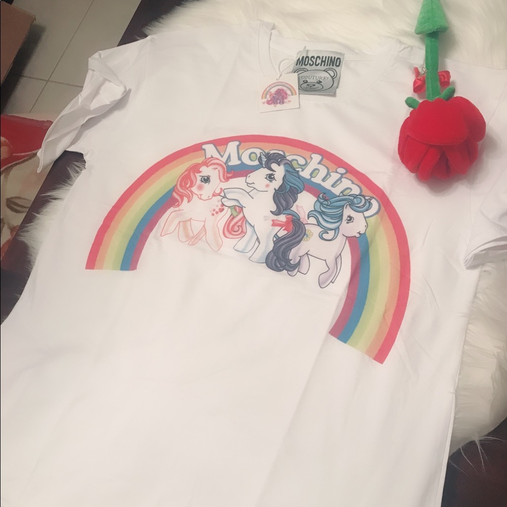 💕Moschino my little pony shirt 🦄️ Cute💕
